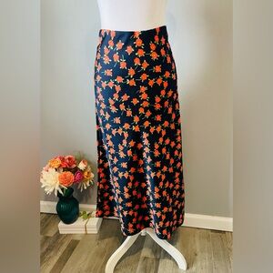 J.Crew Pull-On Slip Skirt in Poppy Fields Floral Midi